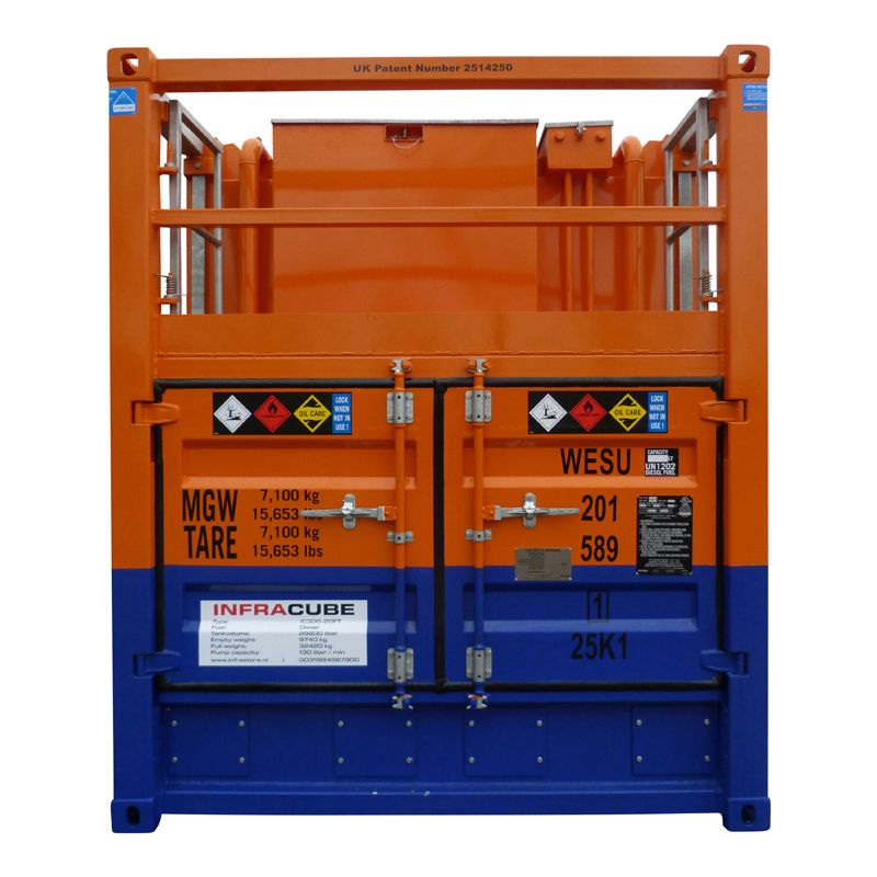 Infracube® IC300-20FT 20 foot Dieselcontainer met een inhoud van 27000 liter
