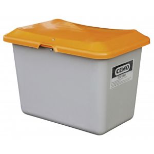 200 liter opslagbox geschikt voor strooizout met afsluitbaar scharnierend deksel