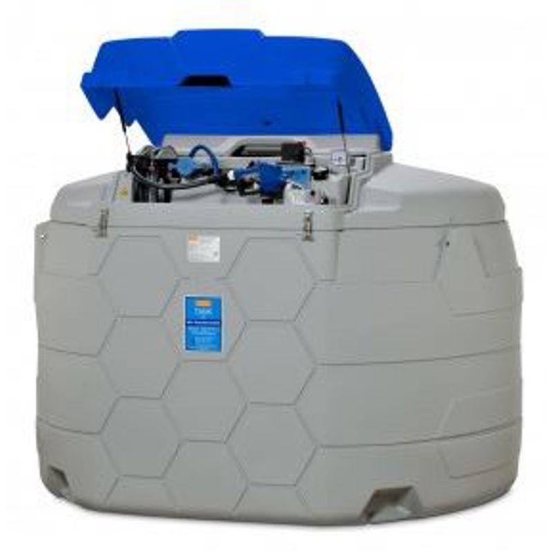 5000 liter opslagtank voor AdBlue® met 230 Volt pomp voor AdBlue®, 6 meter vulslang en automatisch vulpistool