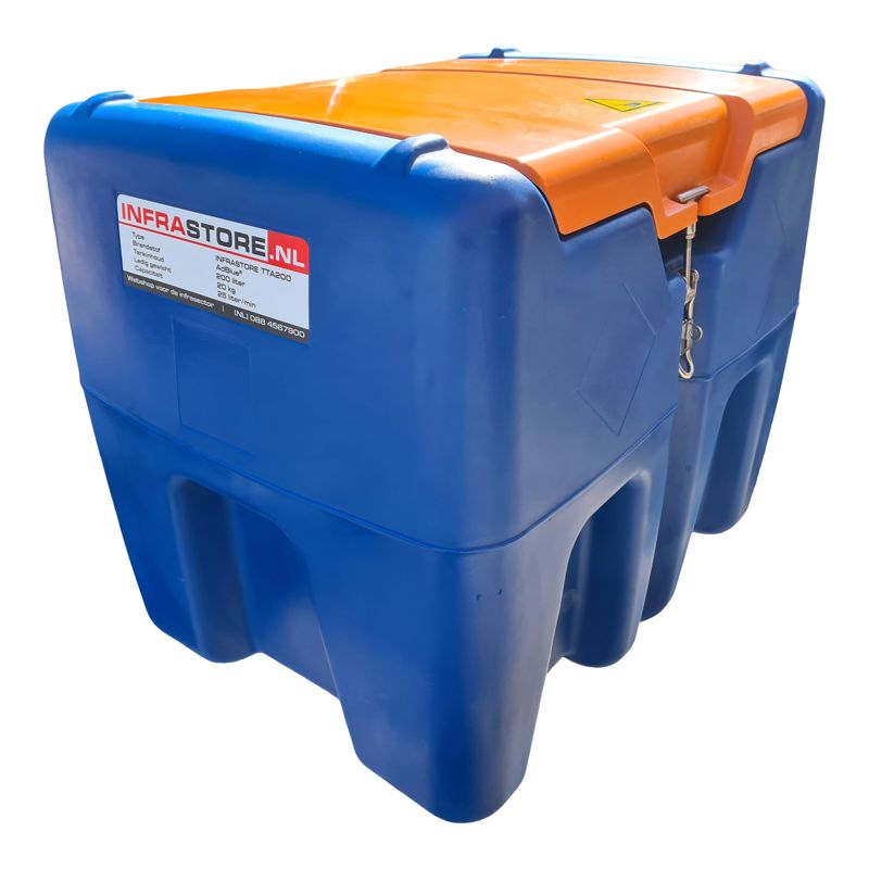 200 Liter Vorratbehälter für AdBlue® mit interner 12 Volt Pumpe für AdBlue® mit Klappdeckel