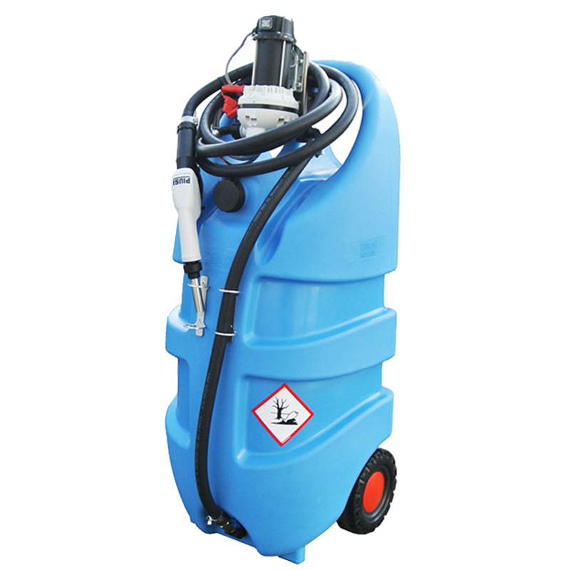 55 liter trolley voor AdBlue® met 24 Volt AdBluepomp en handmatig vulpistool