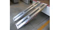 Aluminium Verladeschienen: Länge 2,5 Meter, Breite 39cm, Nutzlast 18000kg pro Satz