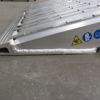 Aluminium oprijplaten: Lengte 4 meter, breedte 45cm en laadvermogen 10055kg/set