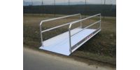 Aluminium voetgangersbrug: lengte 5 meter laadvermogen 400kg