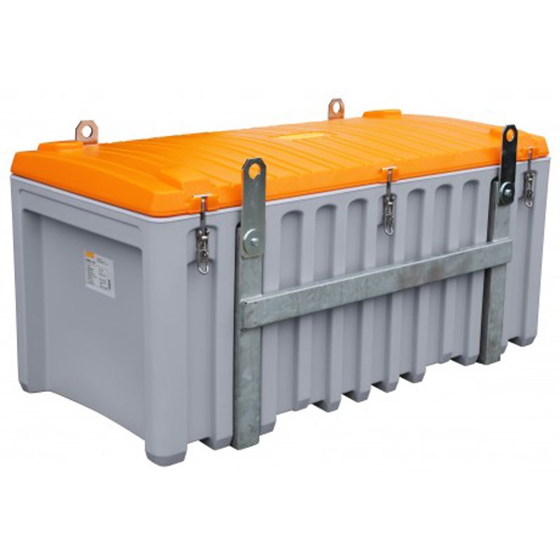 Cembox 400 liter met 4 hijsogen voor opslag en transport van gereedschap en andere materialen
