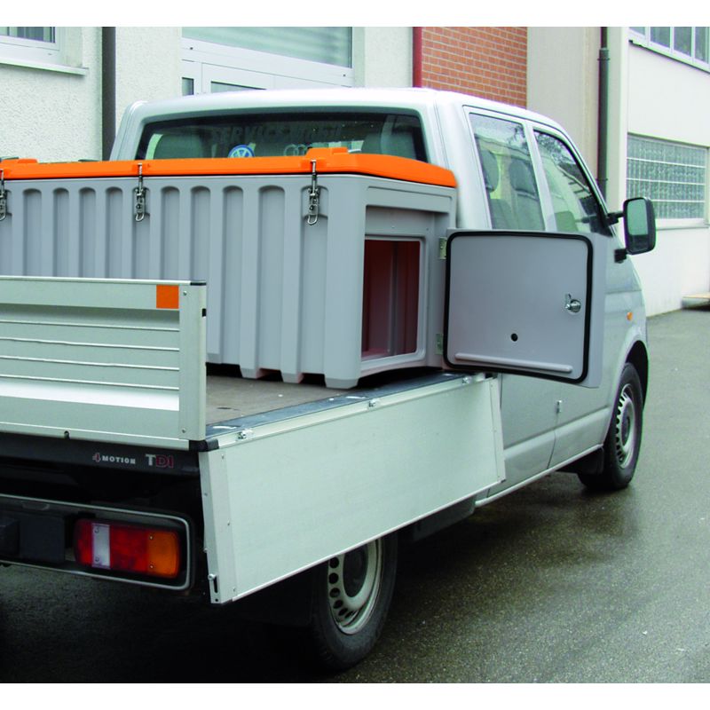 Cembox 750 liter met zijdeur van 50 x 45cm (b x h) voor opslag en transport van gereedschap en andere materialen