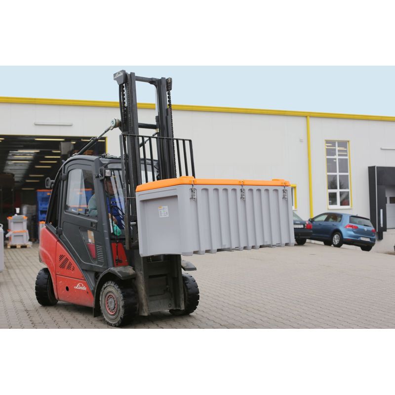 Cembox 750 liter met zijdeur van 50 x 45cm (b x h) voor opslag en transport van gereedschap en andere materialen