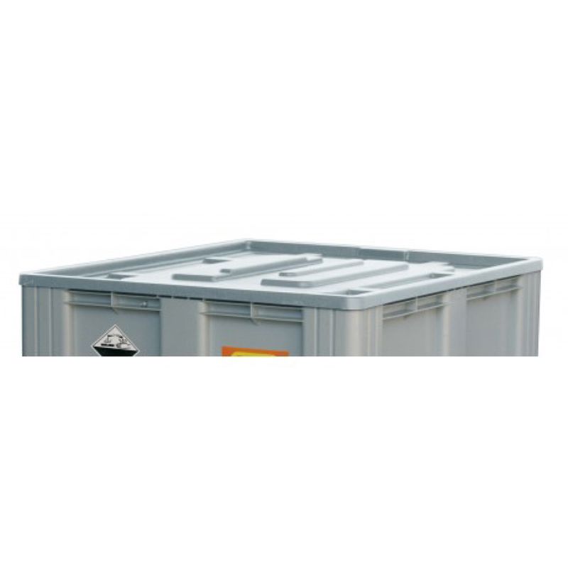 Grijze kunststof beschermkap voor 610 liter opslag- en transportbox (8085) 